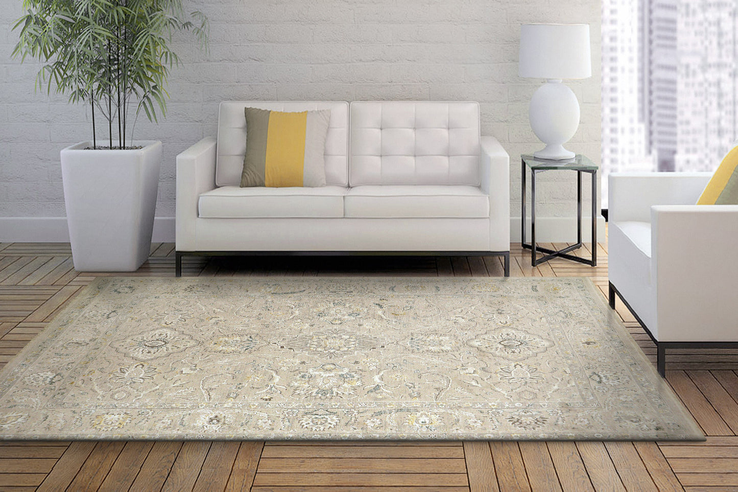 HUDSON 1450 Beige/Ivory – room