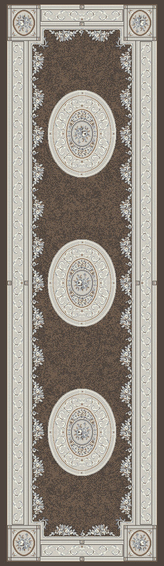 ANCIENT GARDEN 57226 BROWN/CREAM