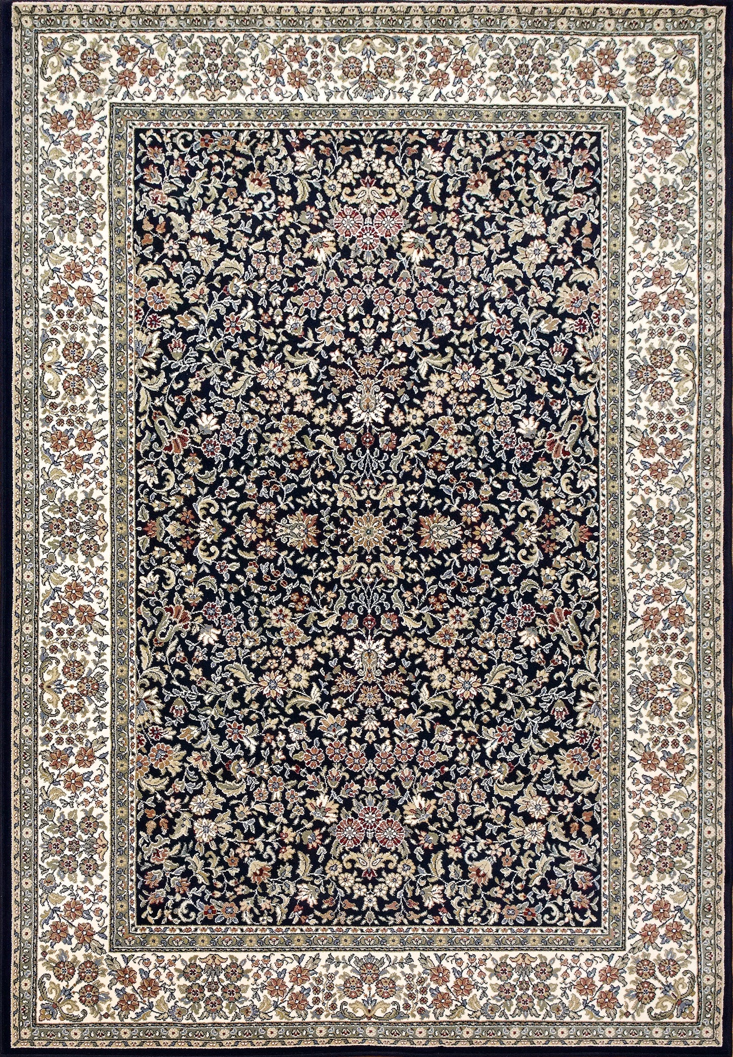 ANCIENT GARDEN 57078 BLUE/IVORY