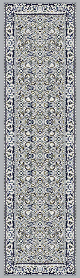 ANCIENT GARDEN 57011 SOFT GREY/CREAM