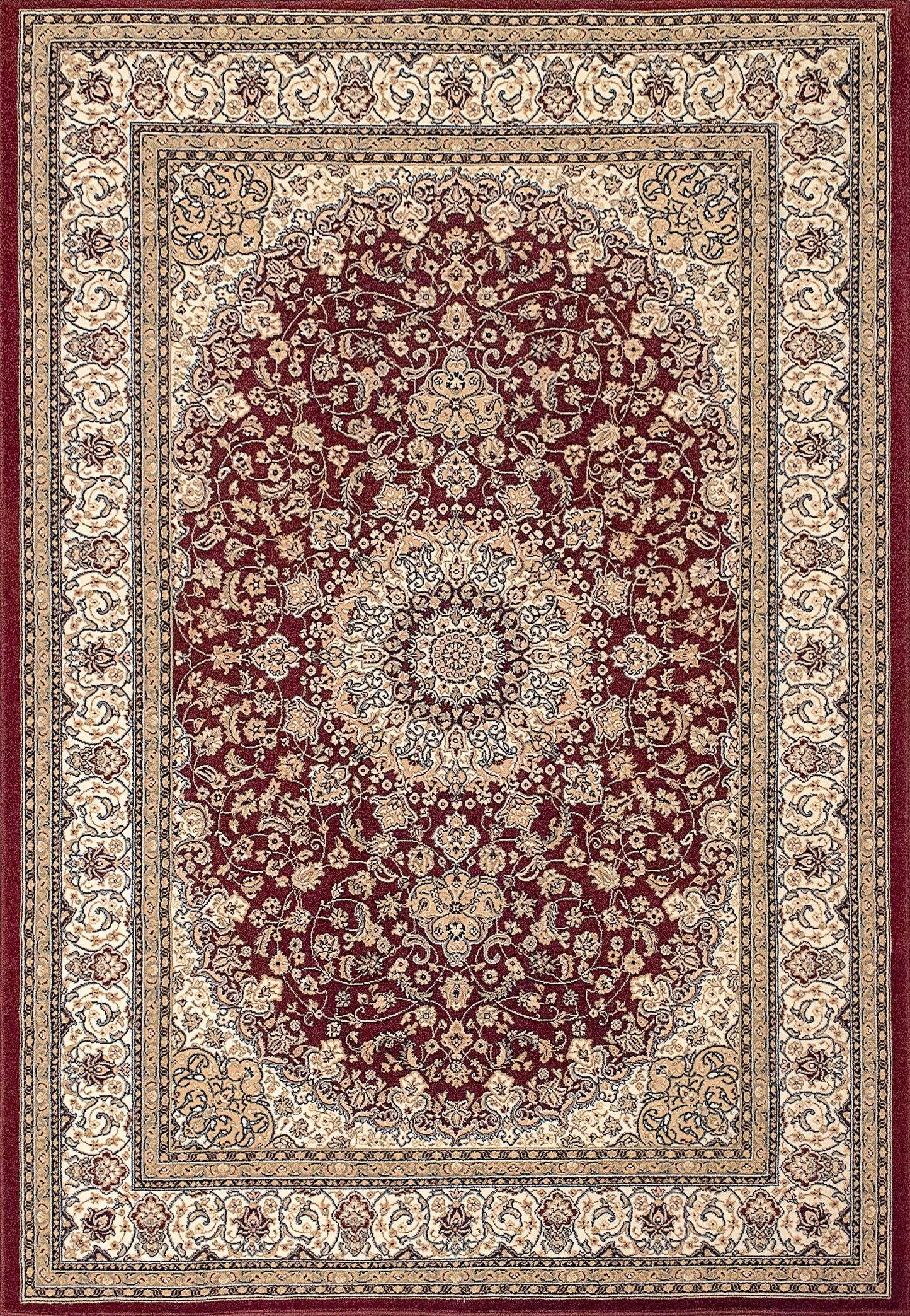 ANCIENT GARDEN 57119 RED/IVORY