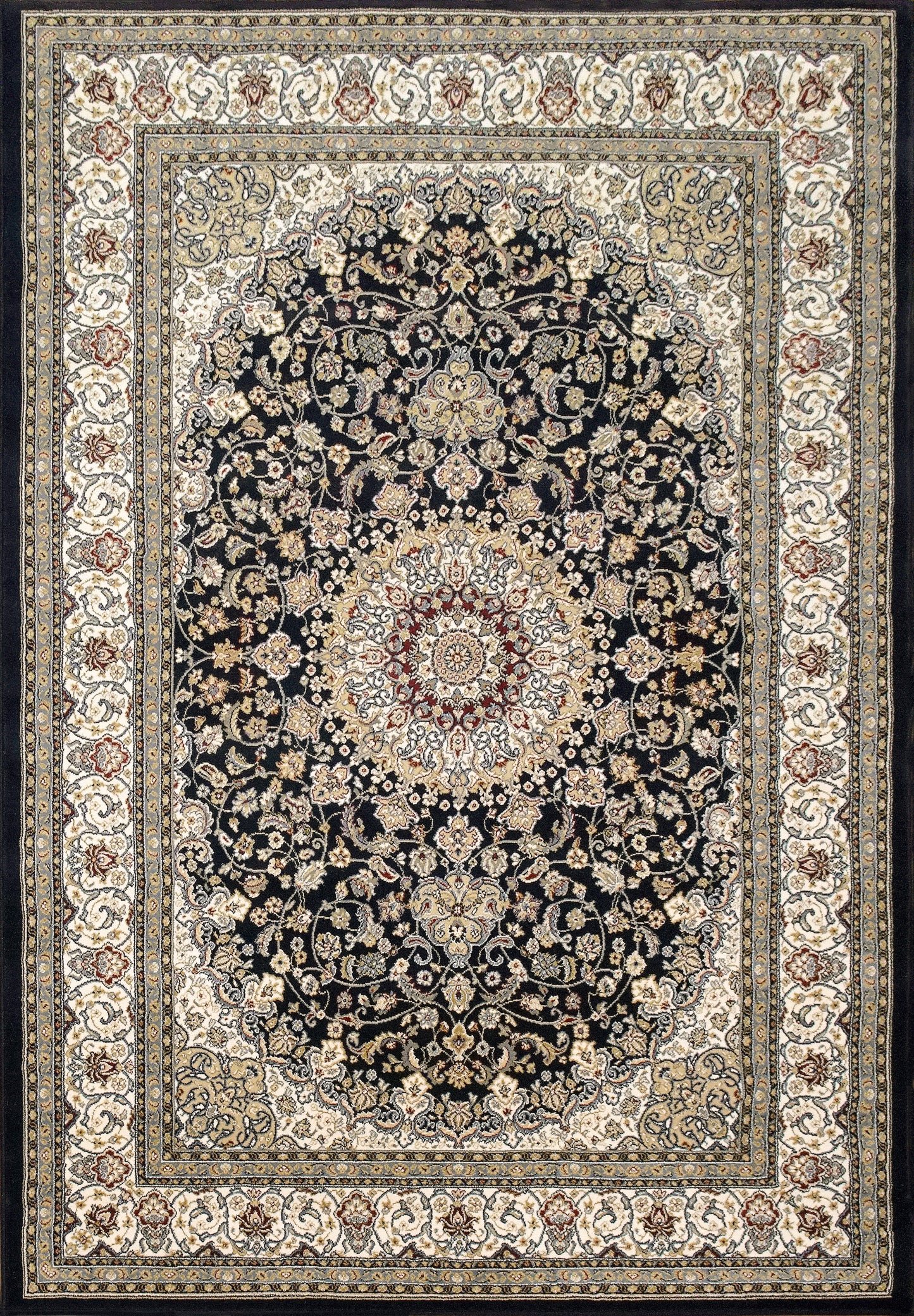ANCIENT GARDEN 57119 BLUE/IVORY