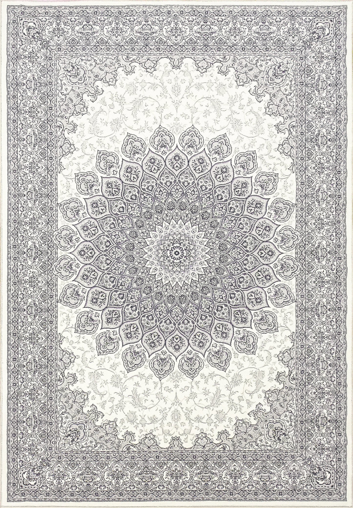 ANCIENT GARDEN 57090 CREAM/GREY