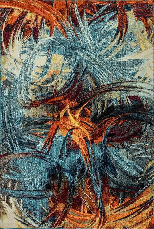 ZODIAC 7.10X10.10 6622-536 BLUE/MULTI