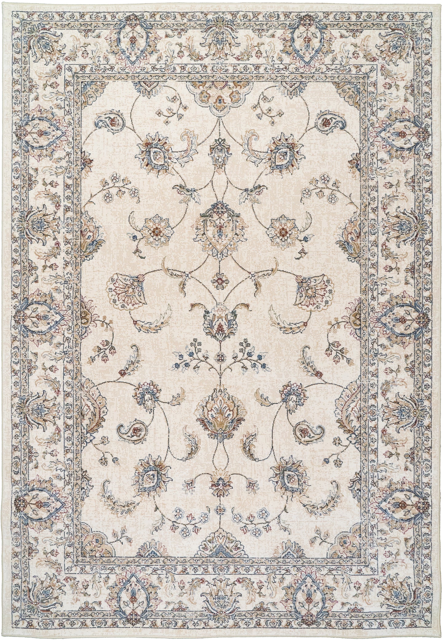 Ancient Garden Traditional Ivory Classic Medium Pile Rug