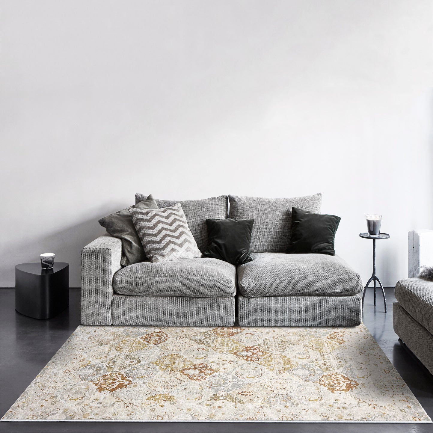 Annalise Transitional Beige/Multi Oriental Medium Pile Rug