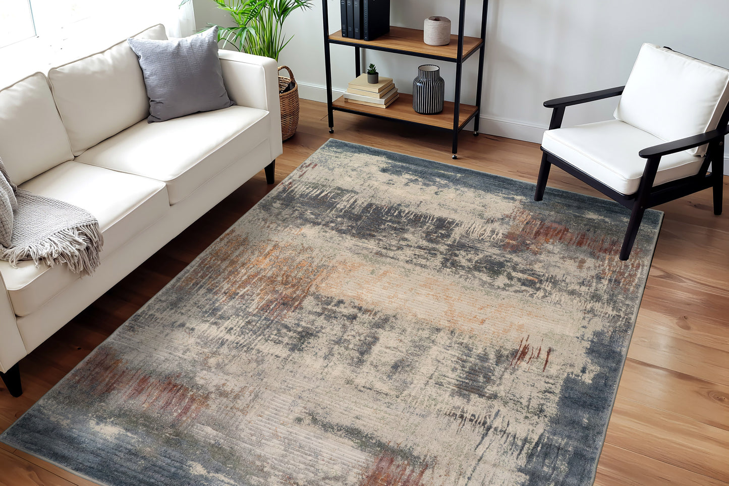 Eclipse Contemporary Multi Modern Medium Pile Rug