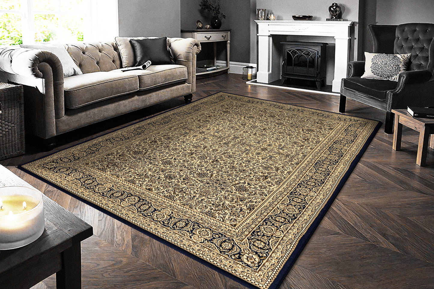 Legacy Traditional Ivory Classic Medium Pile Rug