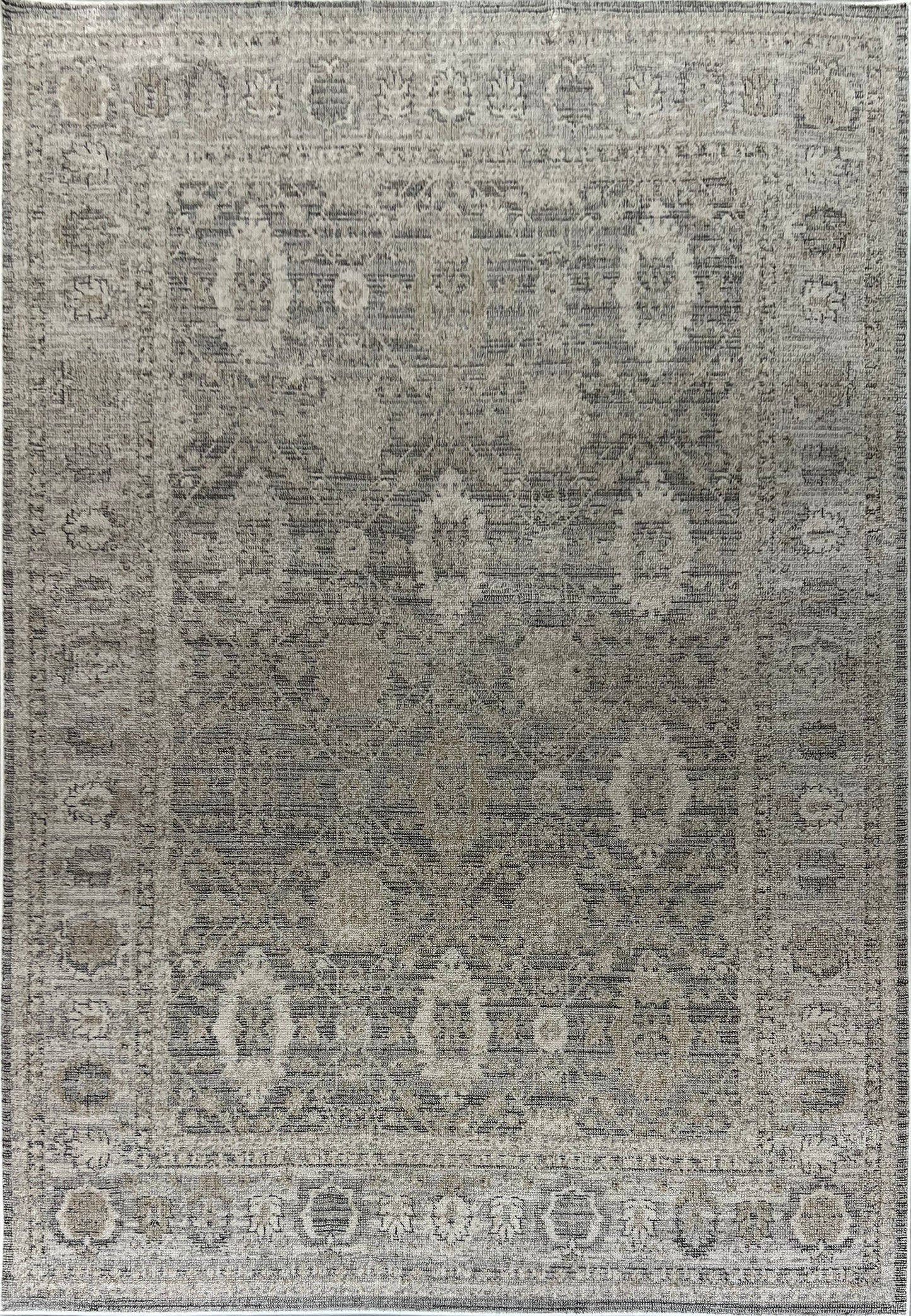 SAFFRON 16618 Grey/Ivory/Beige