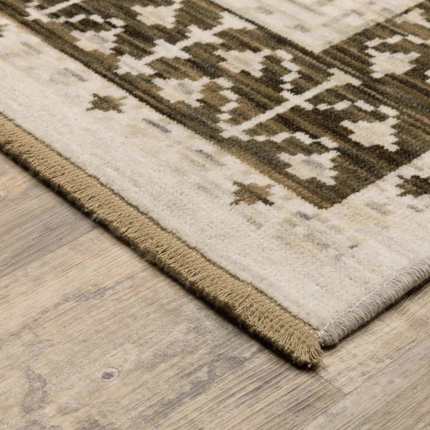 Acacia ACA02 Beige Distressed Rug