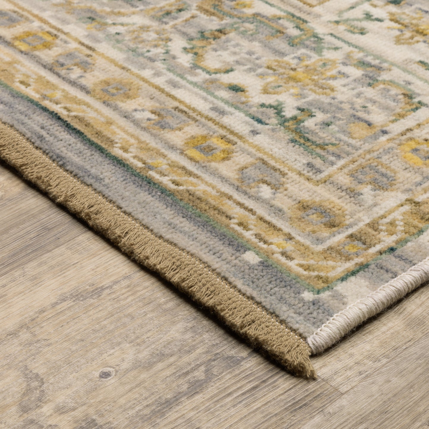 Acacia ACA14 Beige Floral Rug