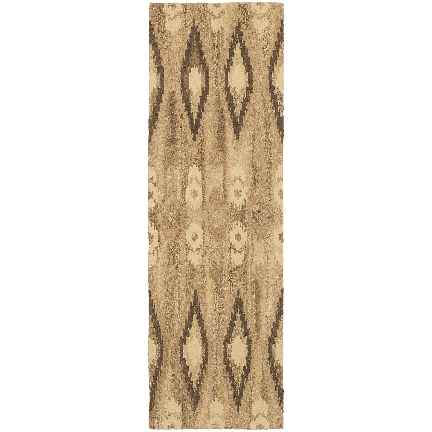 Anastasia 68001 Sand/ Ivory Abstract Ikat Rug