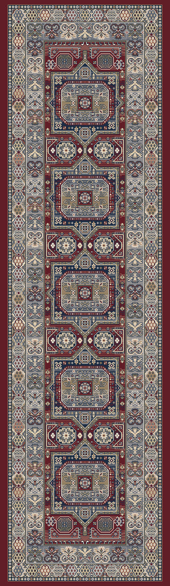 Ancient Garden 57147 Red