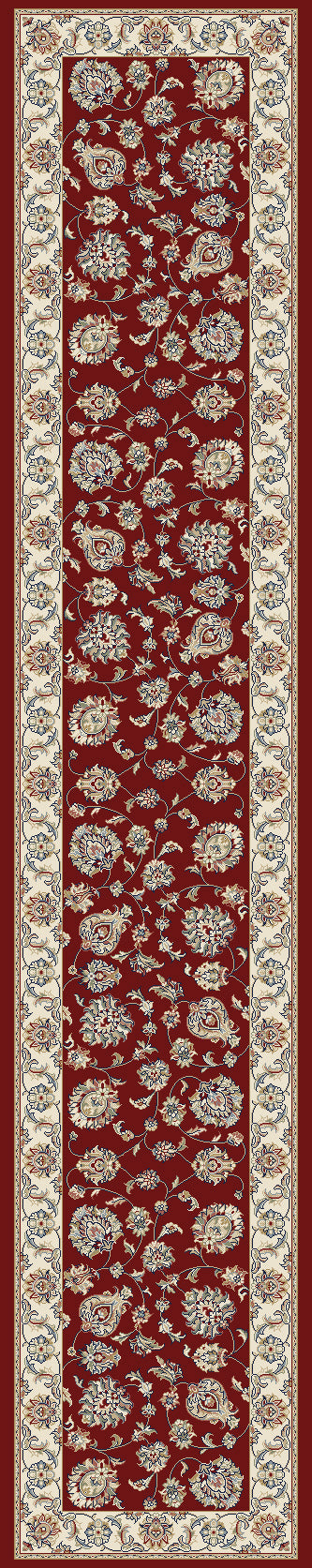 Ancient Garden 57365 Red/Ivory