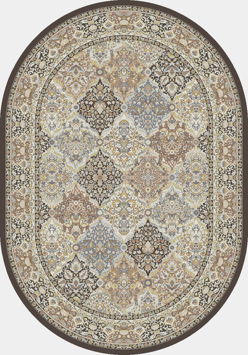 Ancient Garden 57008 Brown/Blue