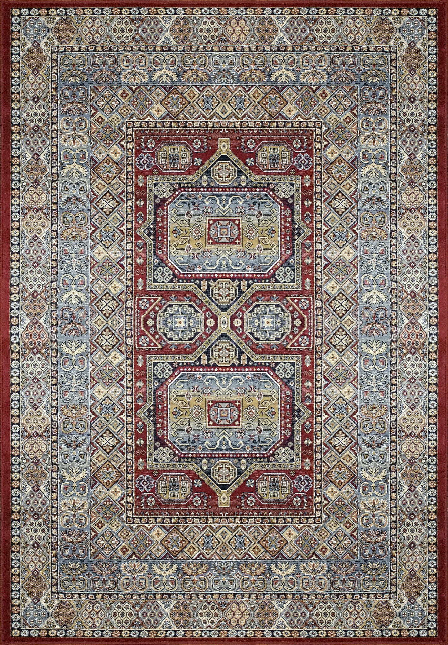 Ancient Garden 57147 Red