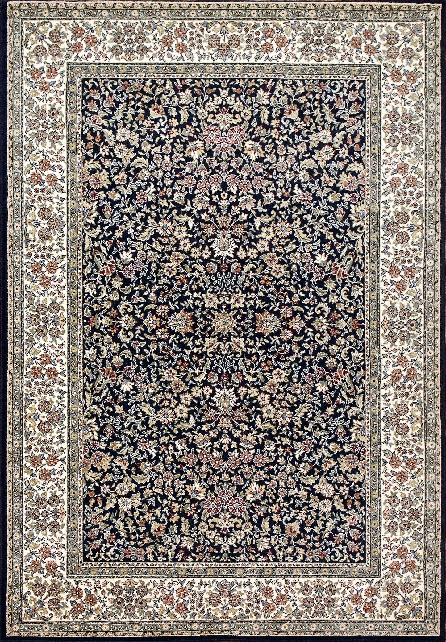 Ancient Garden 57078 Blue/Ivory