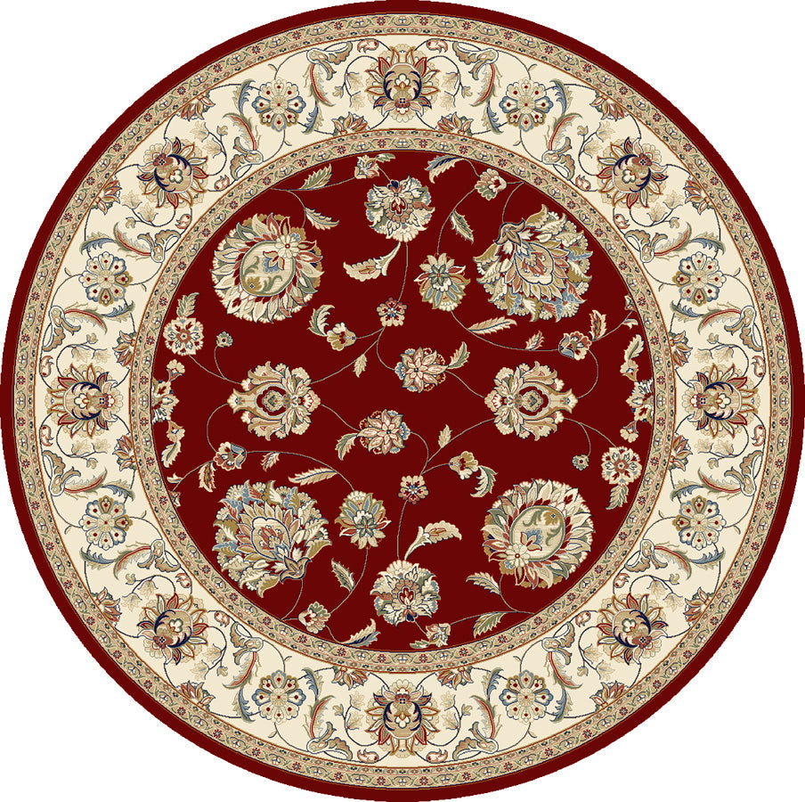 Ancient Garden 57365 Red/Ivory