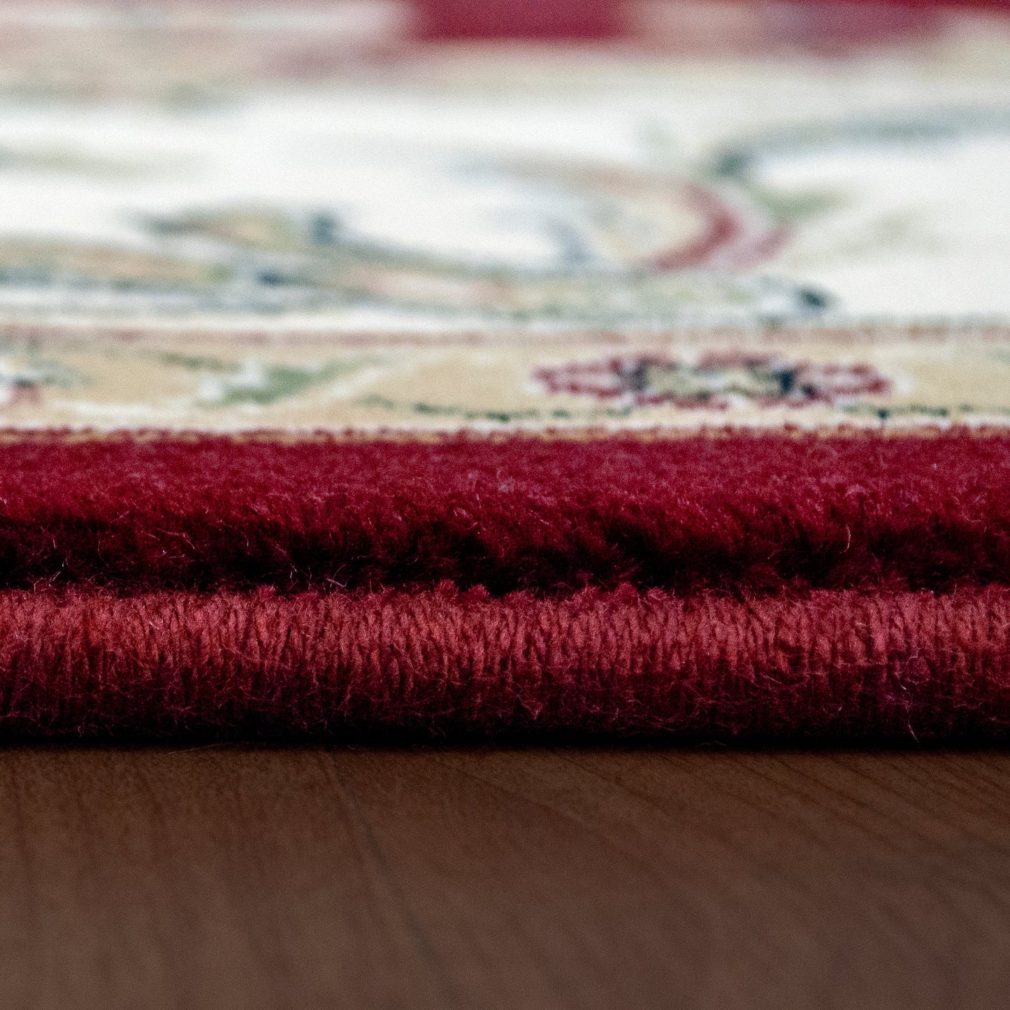 Ancient Garden 57365 Red/Ivory