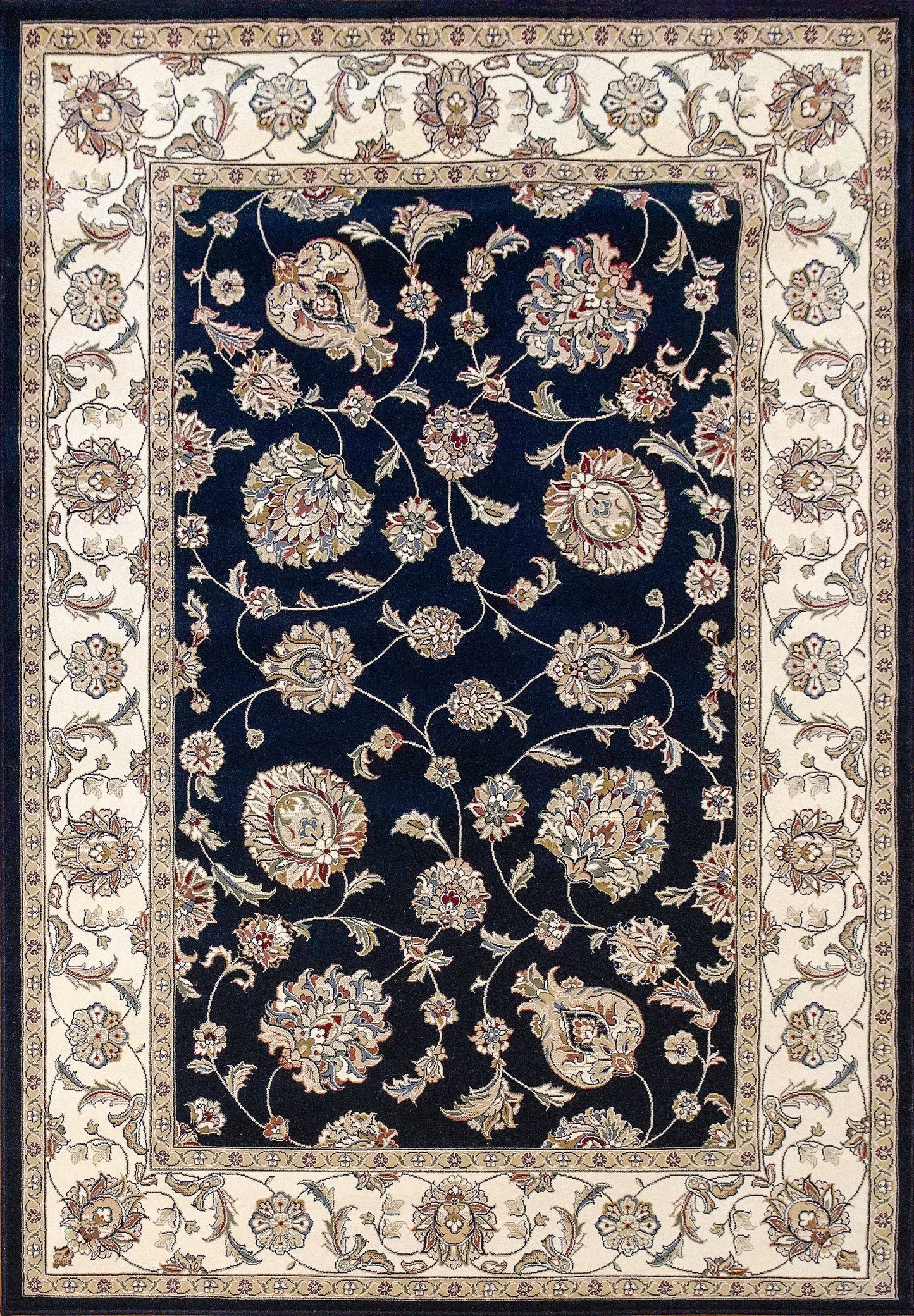 Ancient Garden 57365 Blue/Ivory