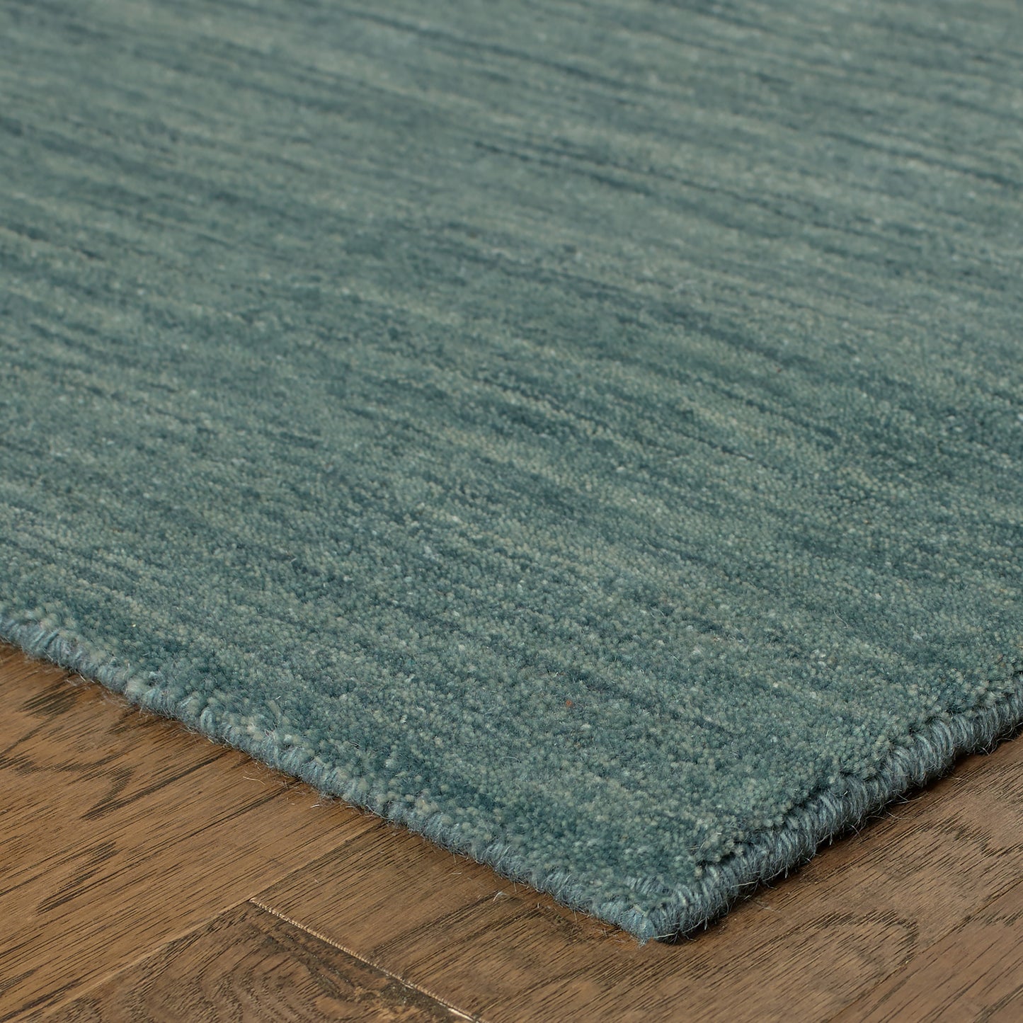 Aniston Solid Blue/ Blue Cut Pile Rug