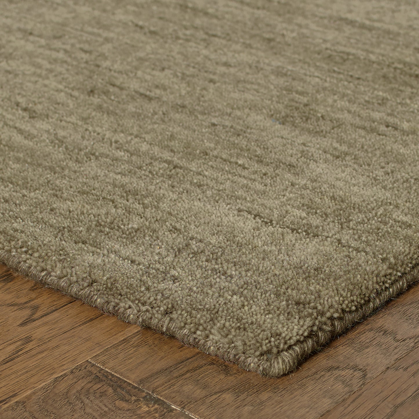 Aniston Solid Slate/ Slate Cut Pile Rug