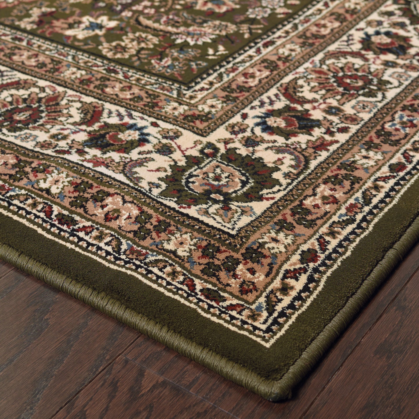 Ariana 213G8 Green Oriental Rug