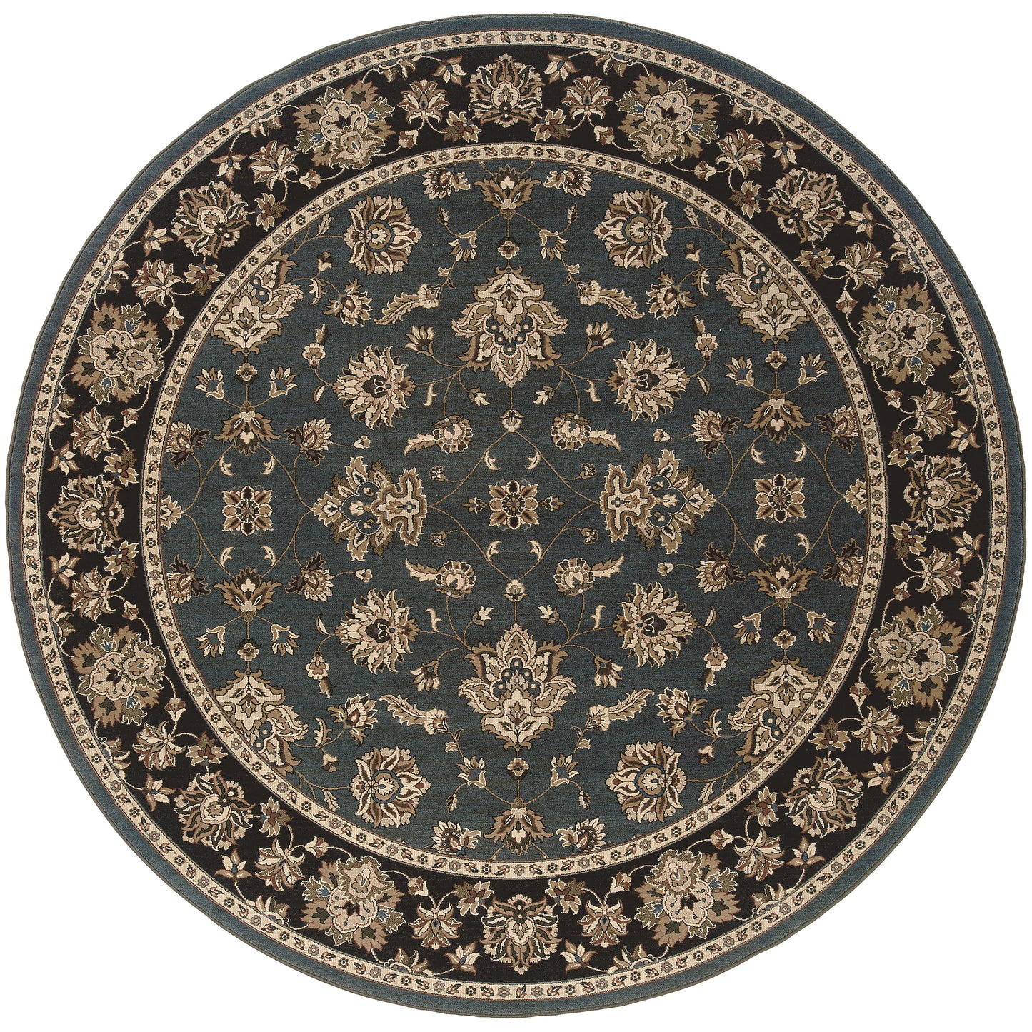 Ariana 623H3 Blue Floral Rug