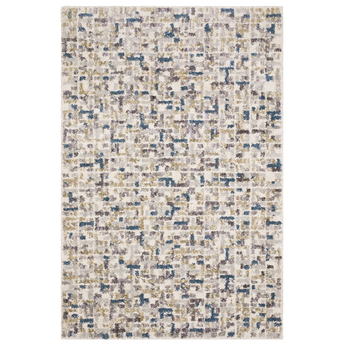 Aspen 3514A Ivory Geometric Rug