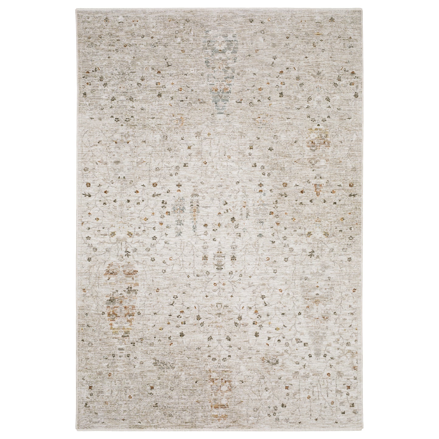Avalon AVA01 Ivory Distressed Rug