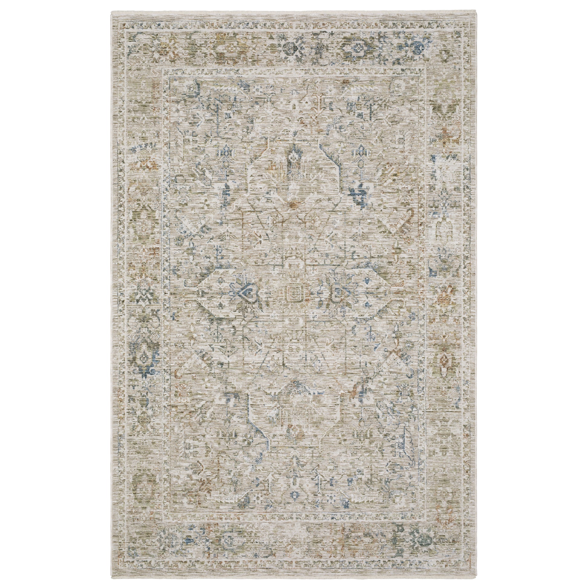 Avalon AVA02 Beige Distressed Rug