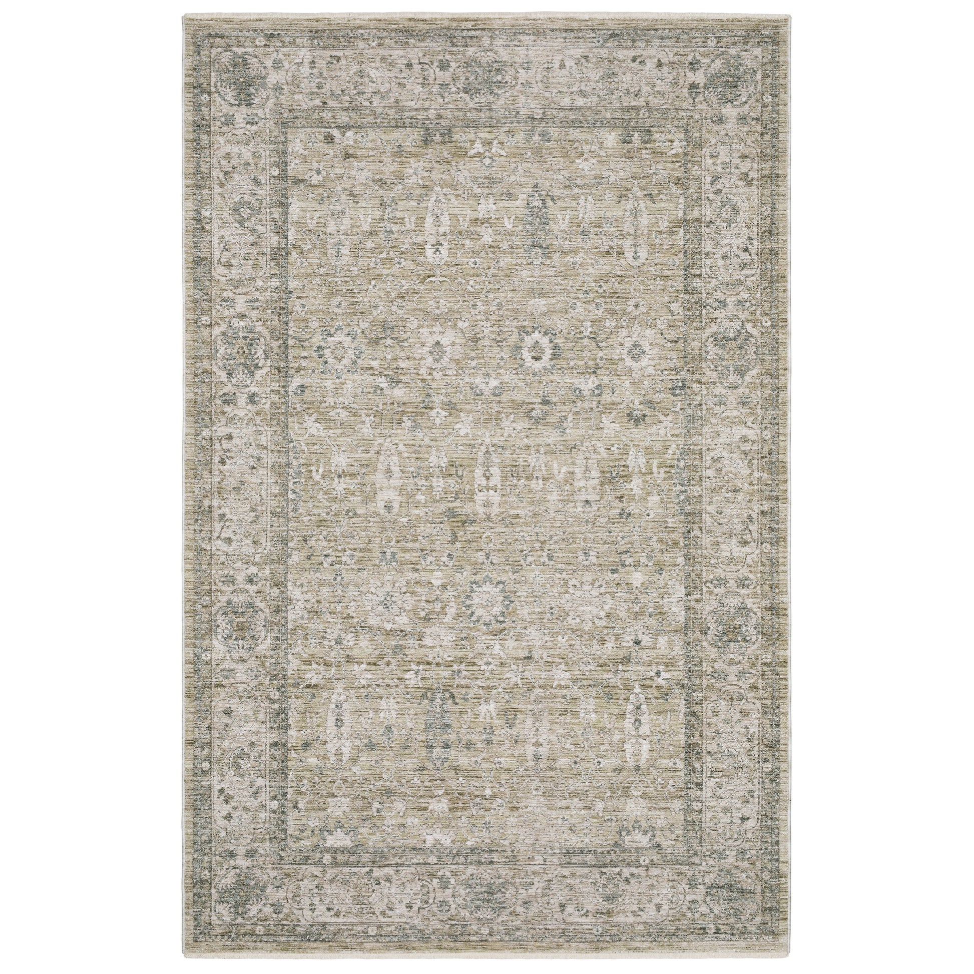 Avalon AVA03 Beige Distressed Rug