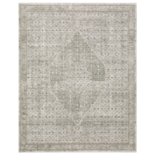 Avalon AVA04 Grey Medallion Rug