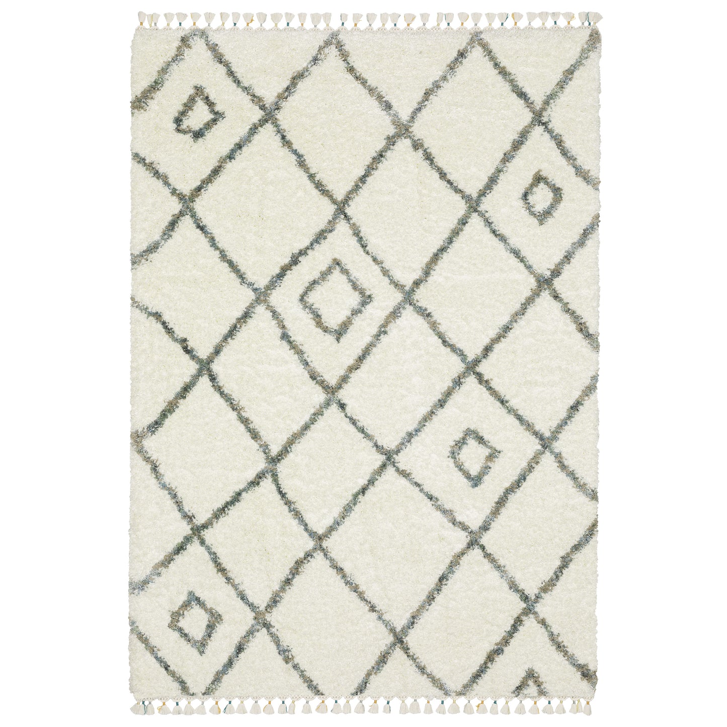 Axis AX03A Ivory Geometric Rug