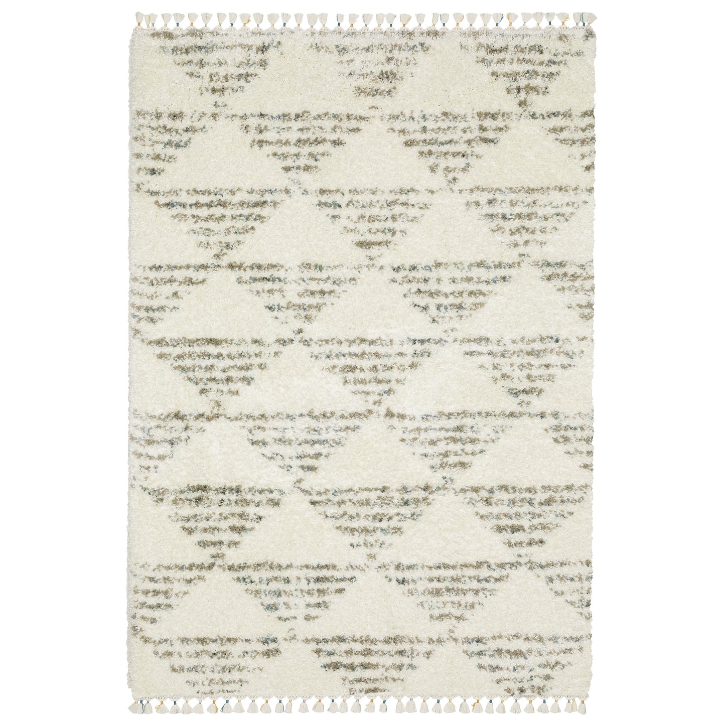 Axis AX05A Ivory Geometric Rug