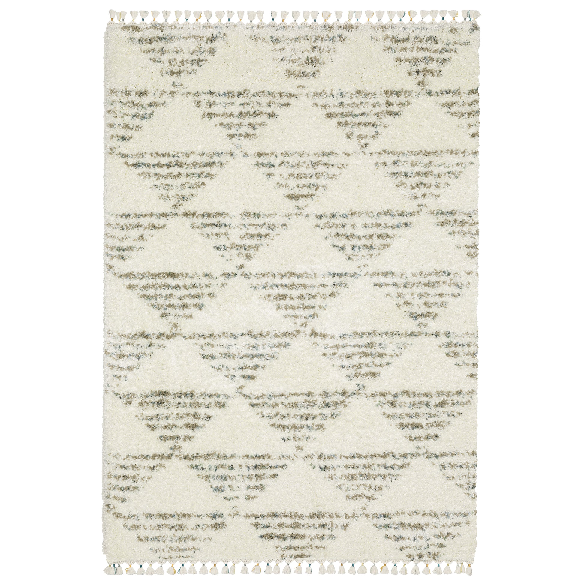 Axis AX05A Ivory Geometric Rug