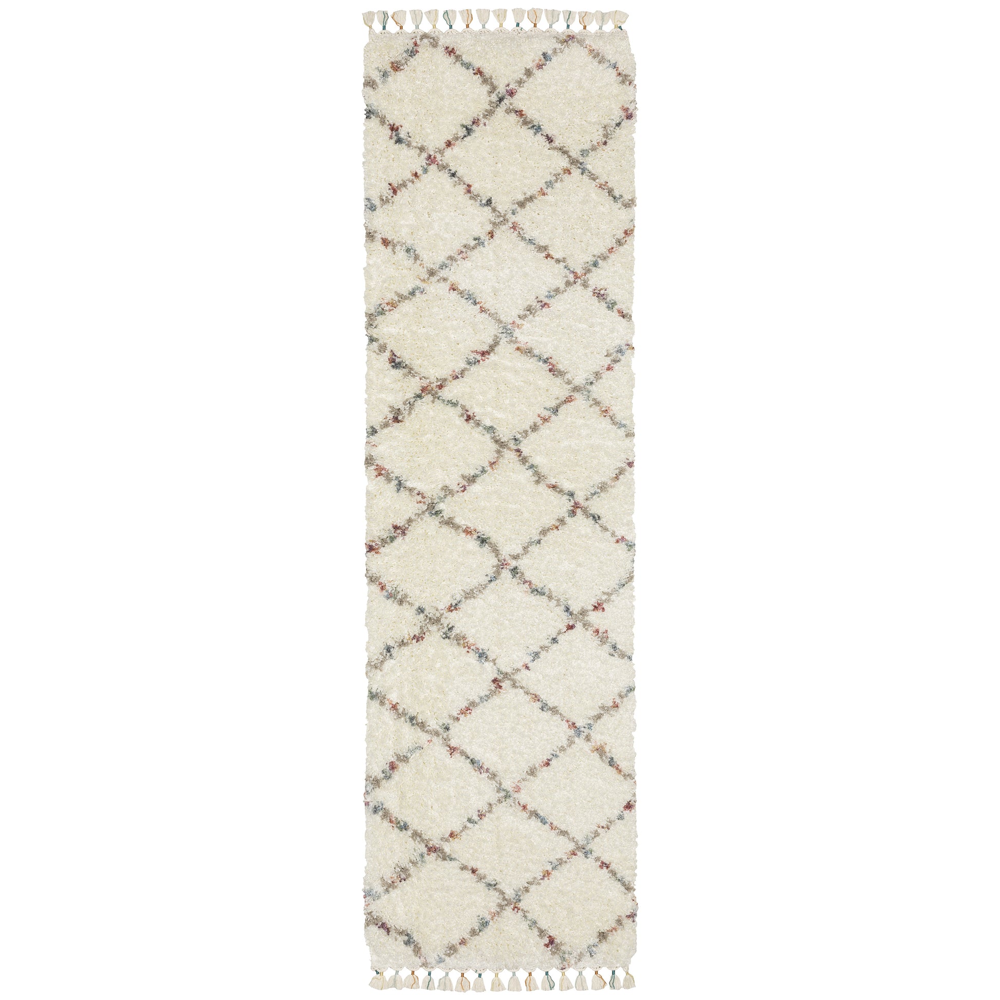 Axis AX08A Ivory Lattice Rug