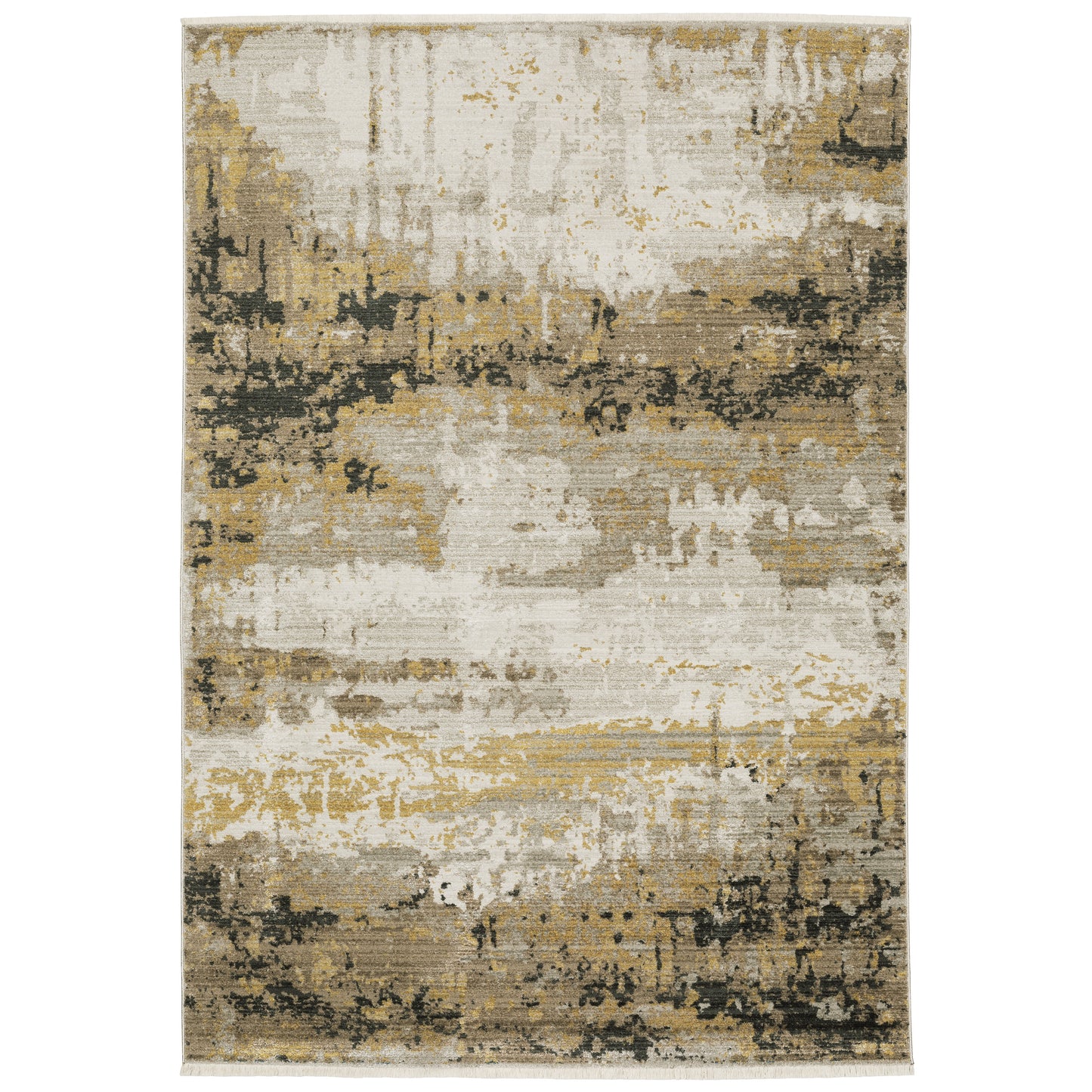 Bauer 2061X Gold Abstract Rug