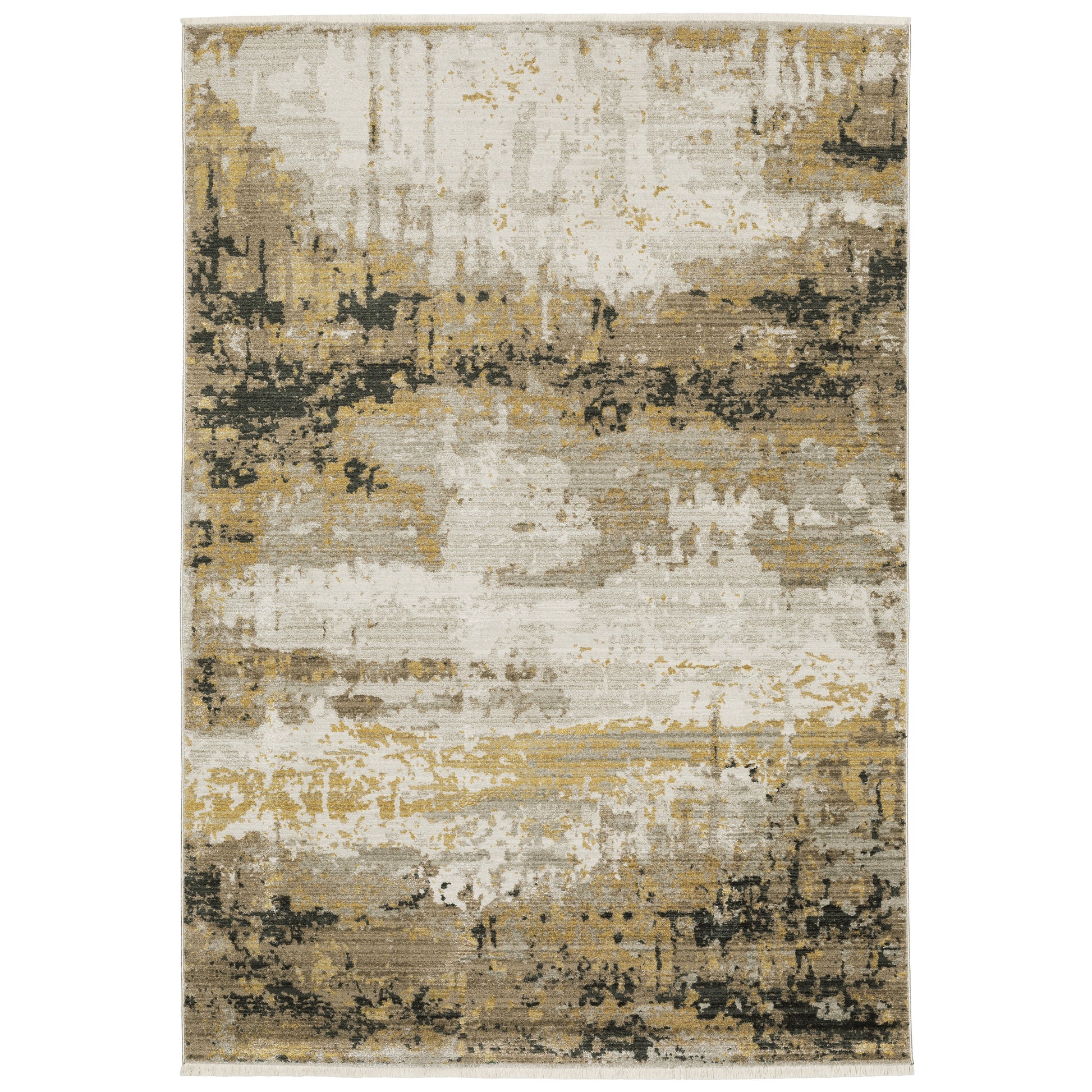 Bauer 2061X Gold Abstract Rug