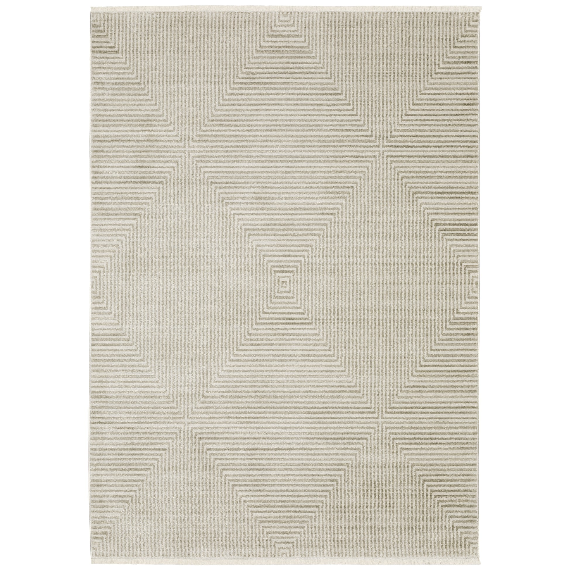 Bauer 4150E Beige Stripe Rug