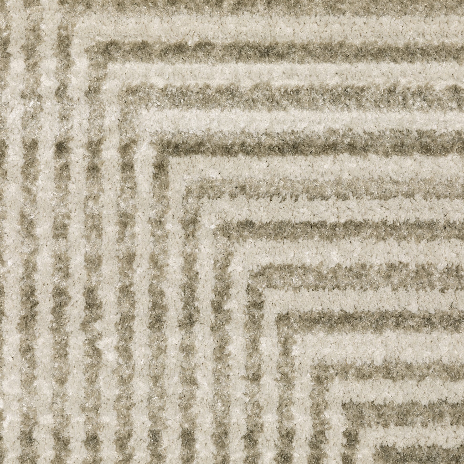 Bauer 4150E Beige Stripe Rug