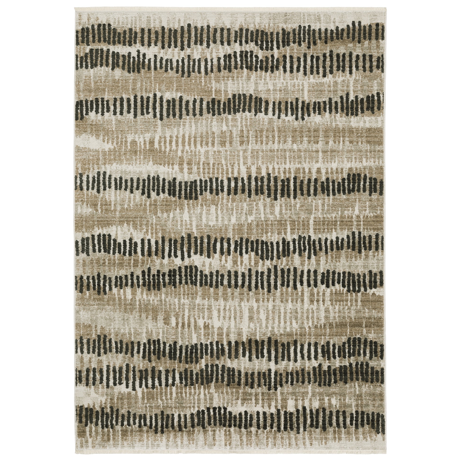 Bauer 8120D Beige Abstract Rug