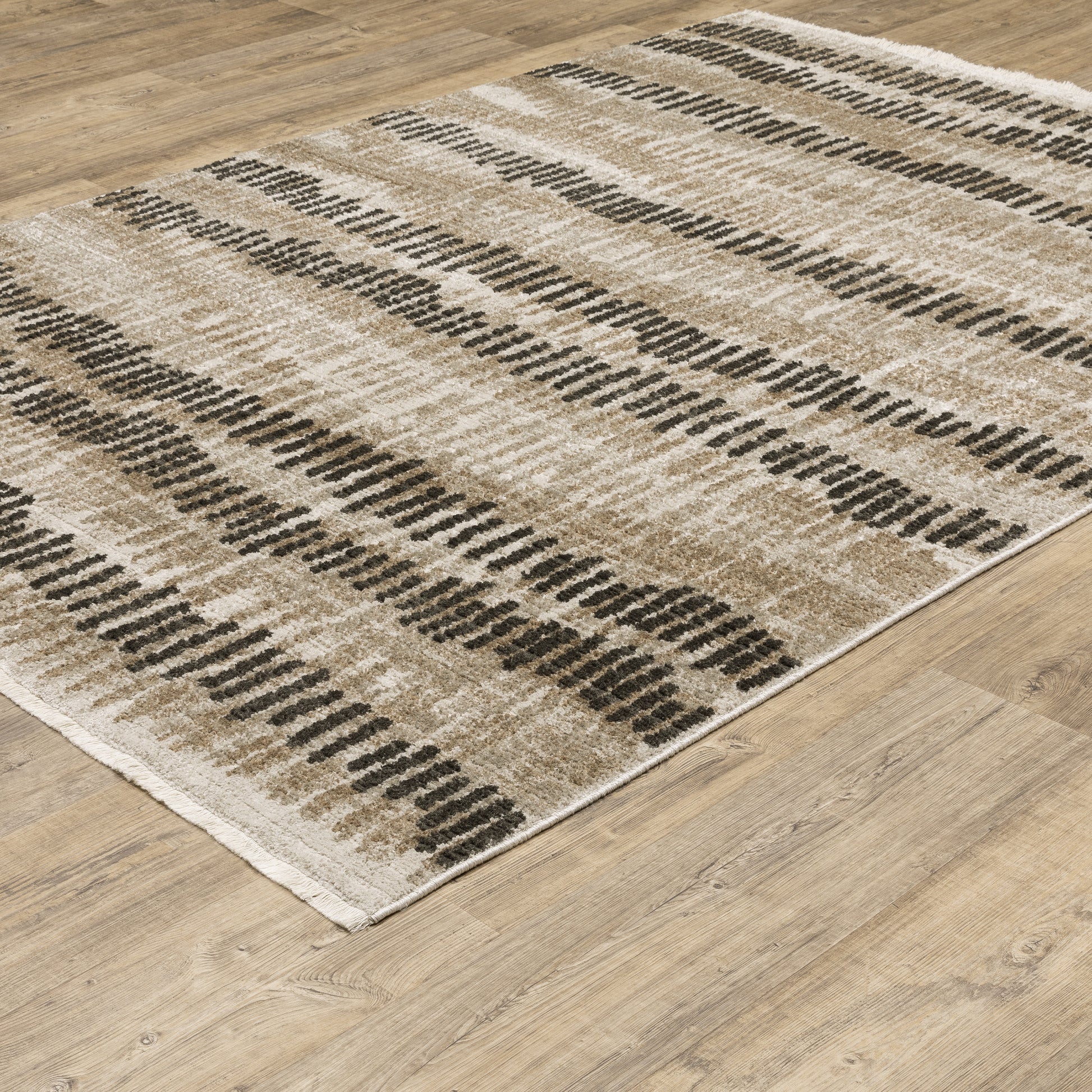 Bauer 8120D Beige Abstract Rug