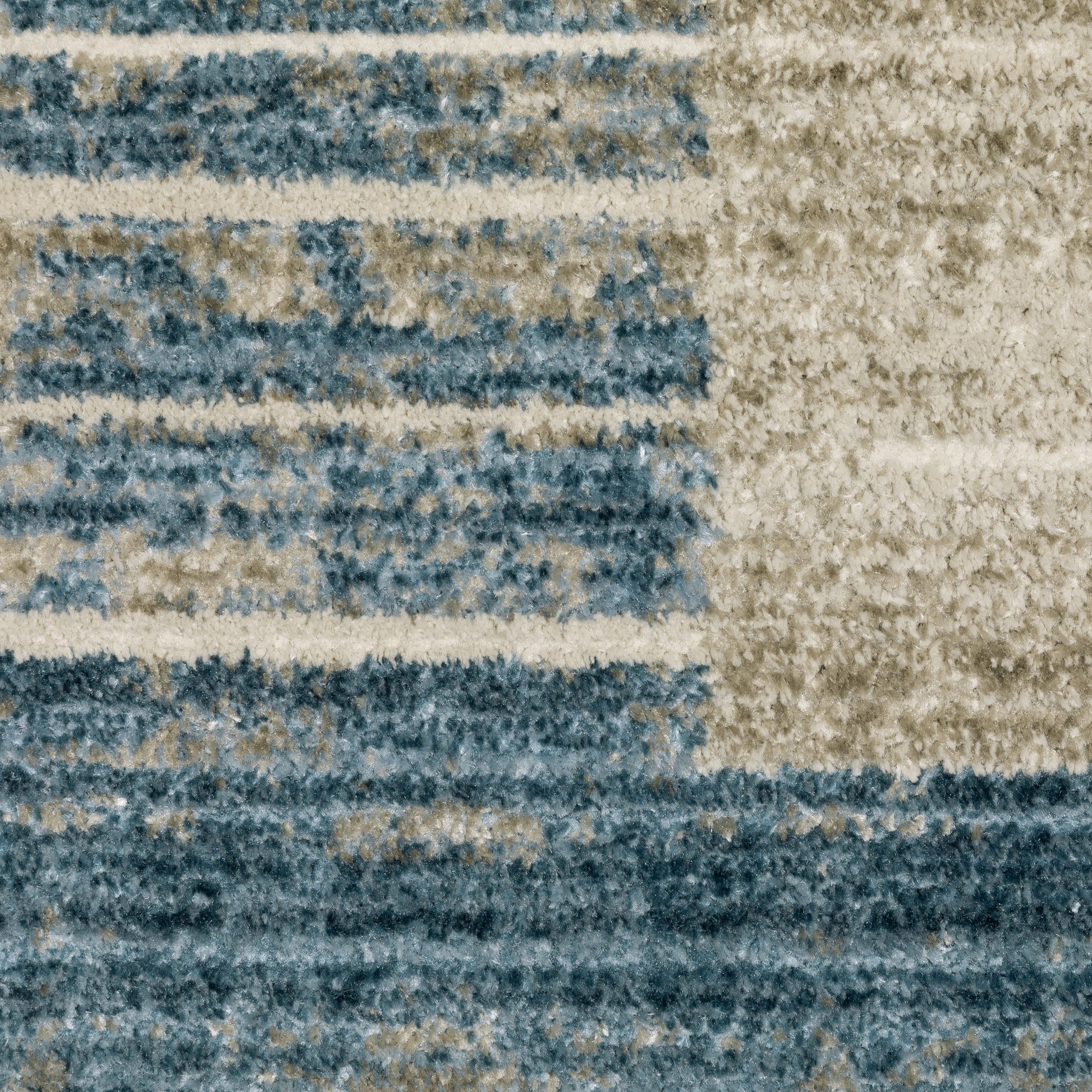 Bauer 090B2 Blue Distressed Rug