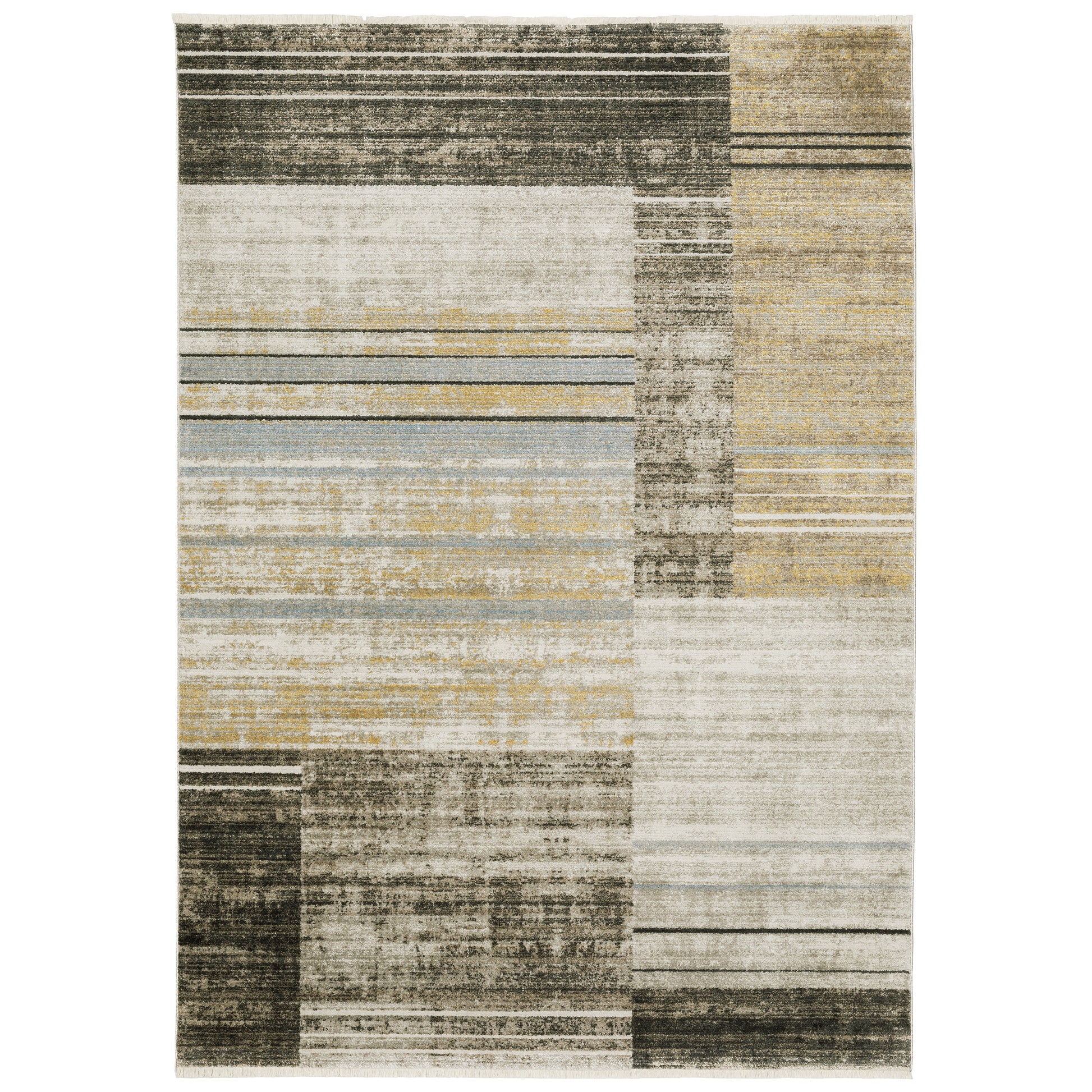 Bauer 090N2 Beige Distressed Rug