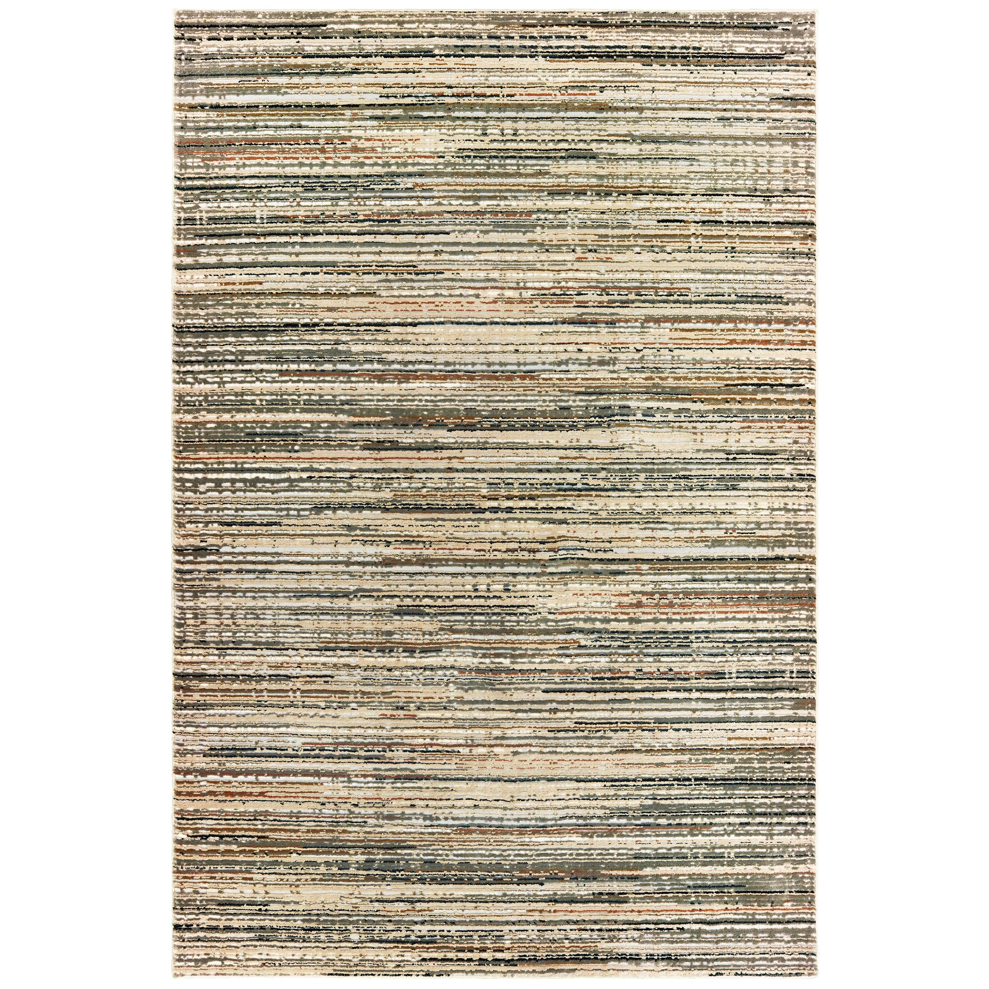 Bowen 1332J Ivory Stripe Rug