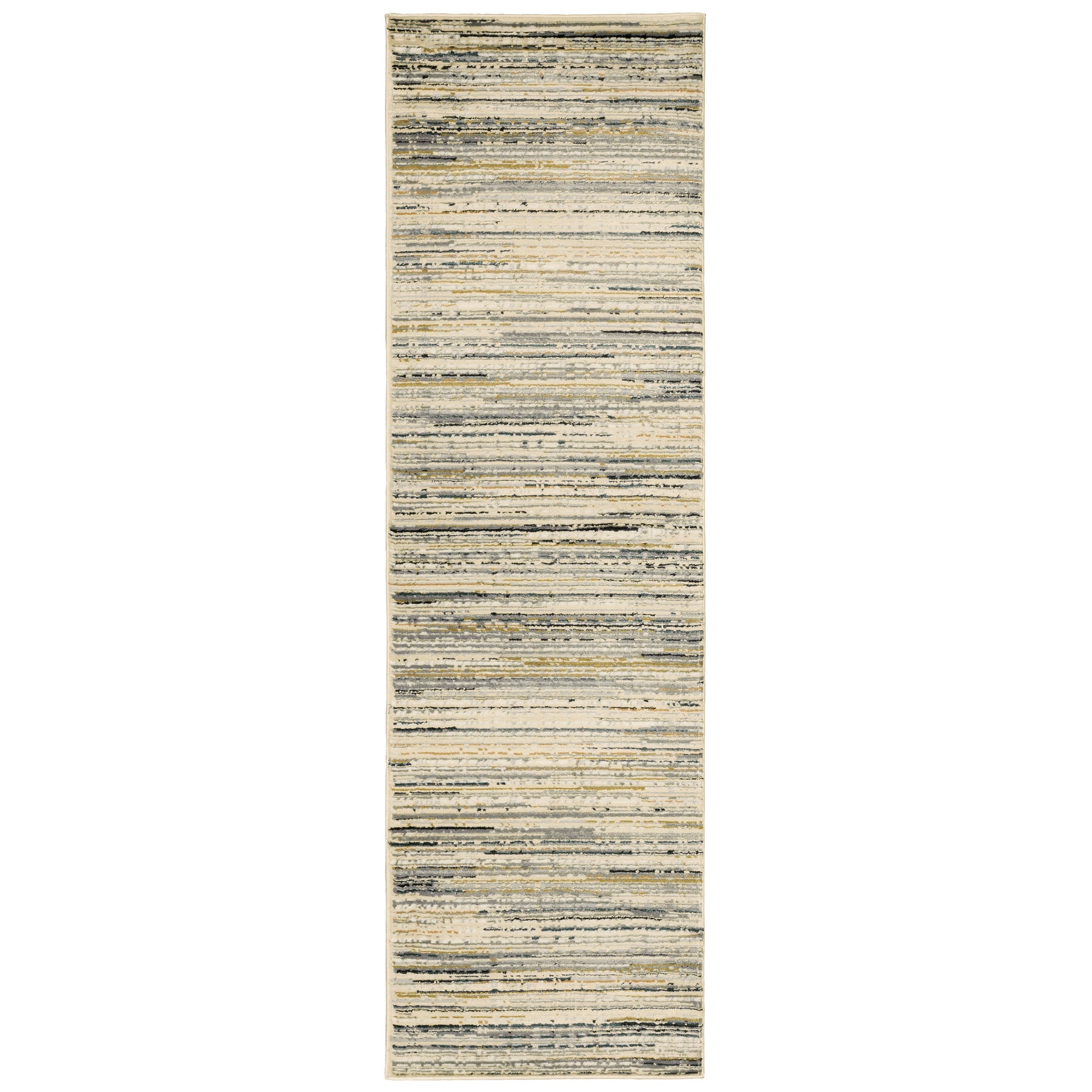 Bowen 1332J Ivory Stripe Rug