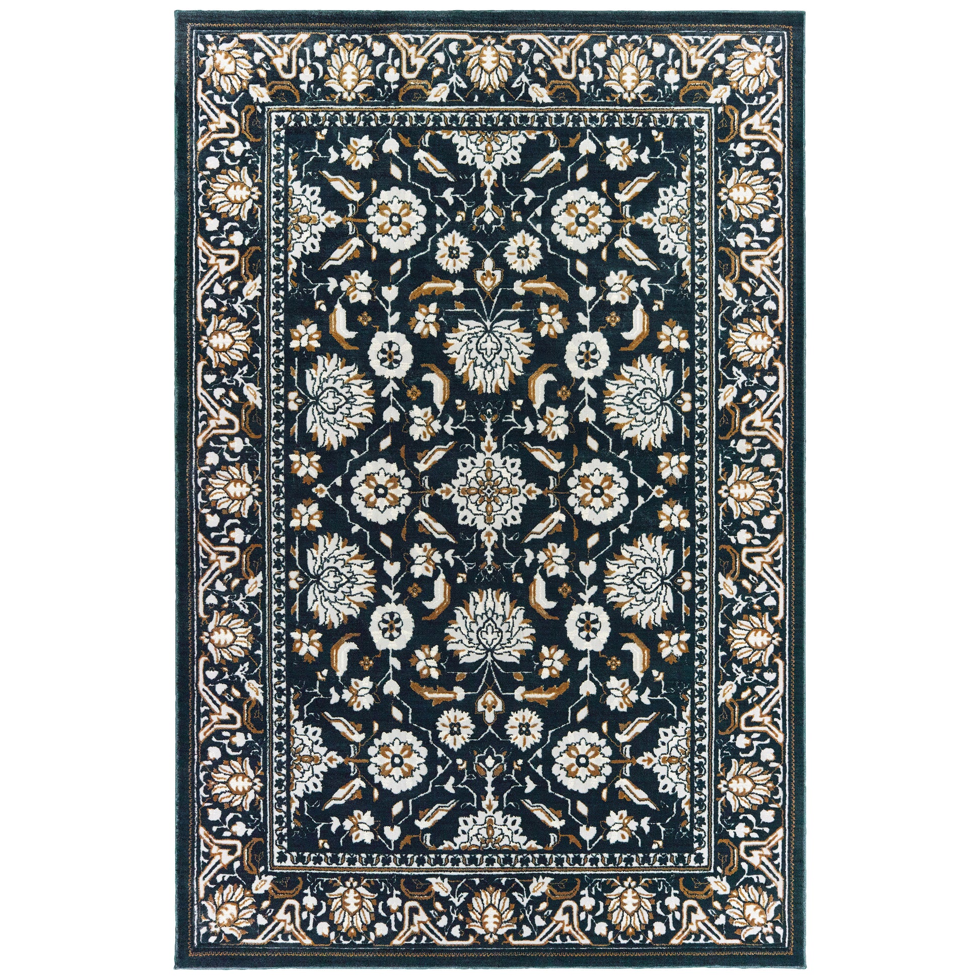 Bowen 534L2 Navy Oriental Rug