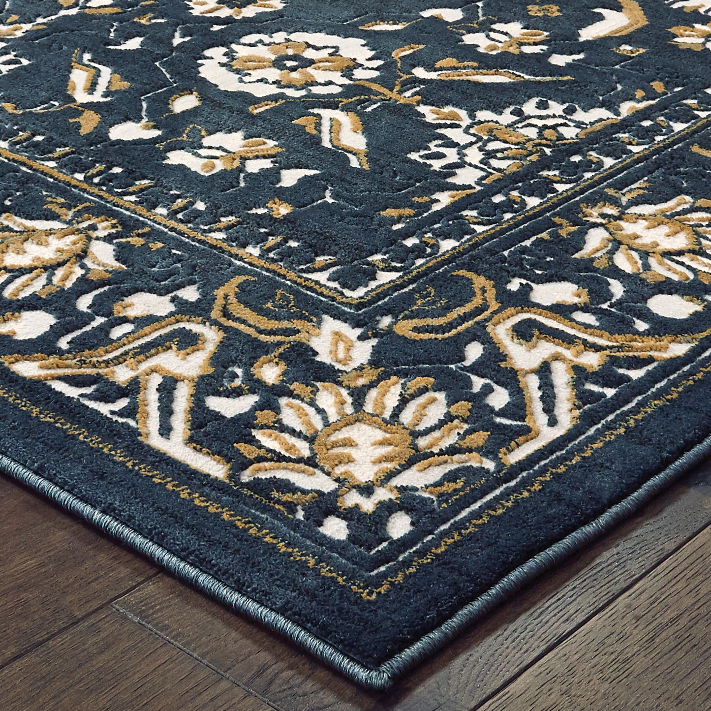 Bowen 534L2 Navy Oriental Rug