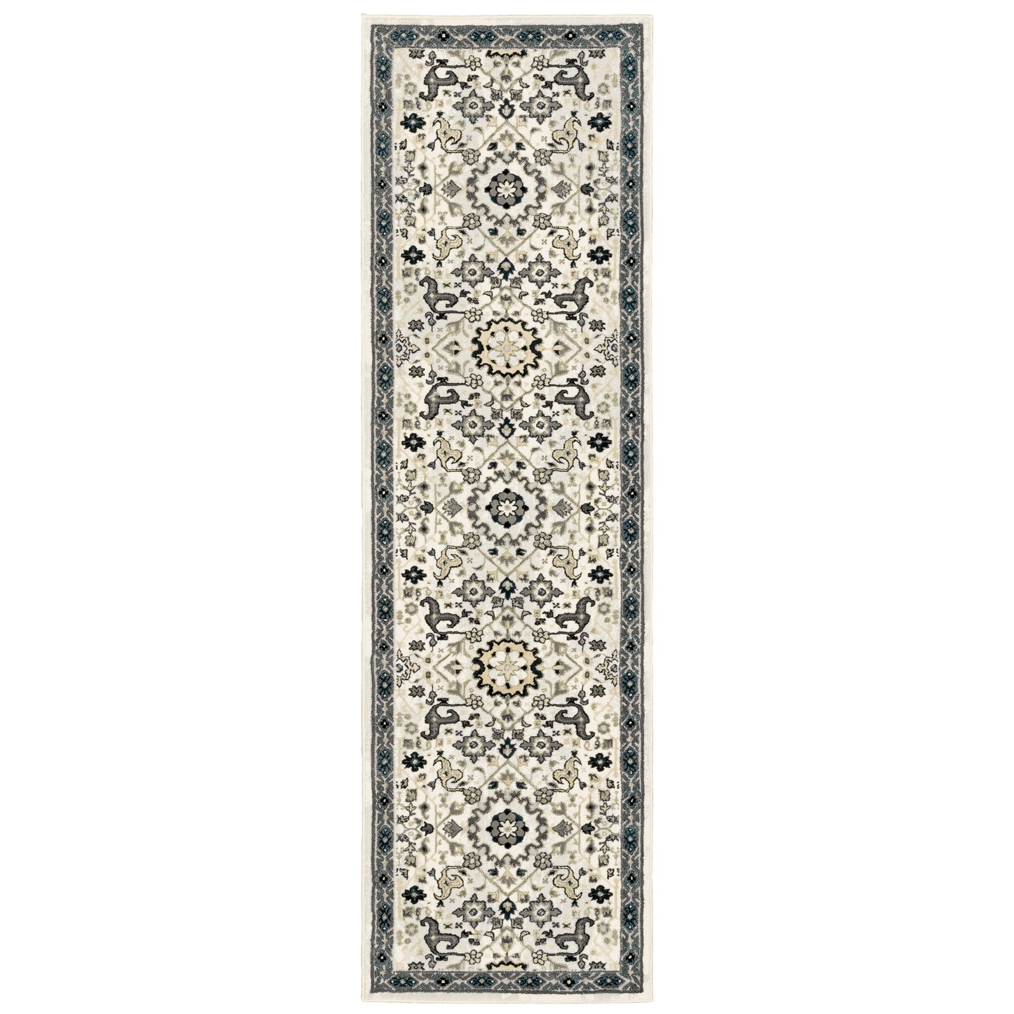 Bowen 073J2 Ivory Oriental Rug